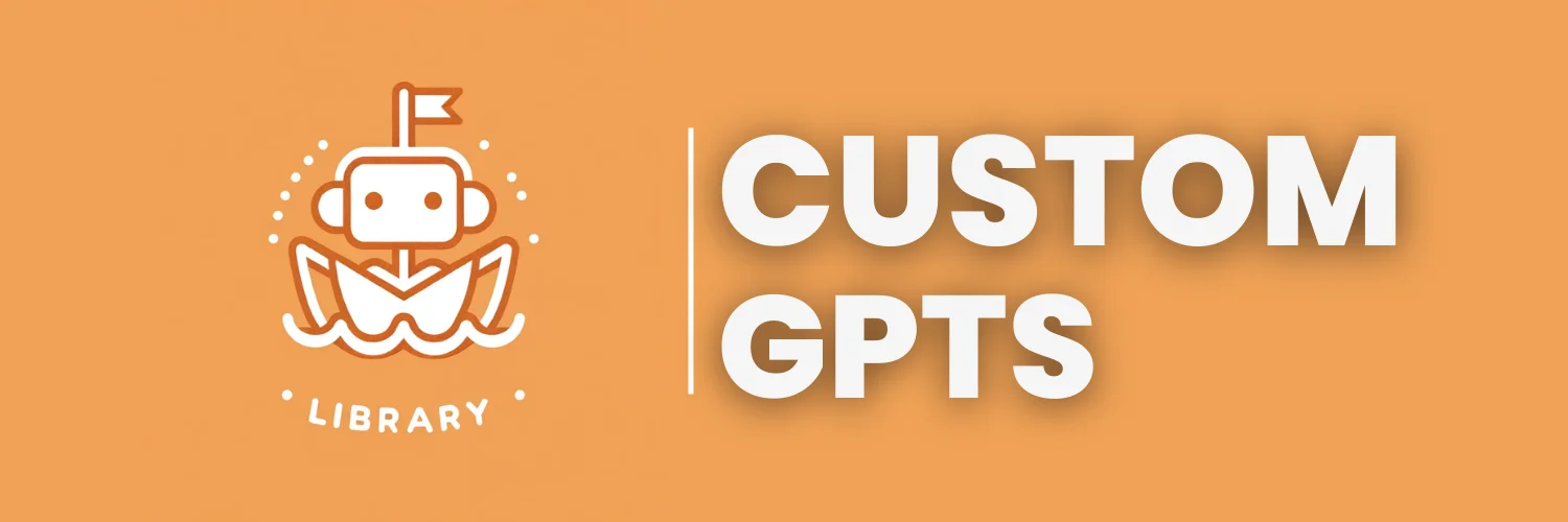 A banner image for BeanTown's Custom GPTs library.